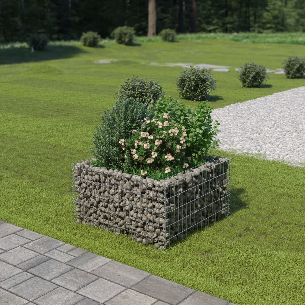 Gabion Plantenbak Verhoogd Gegalvaniseerd Staal