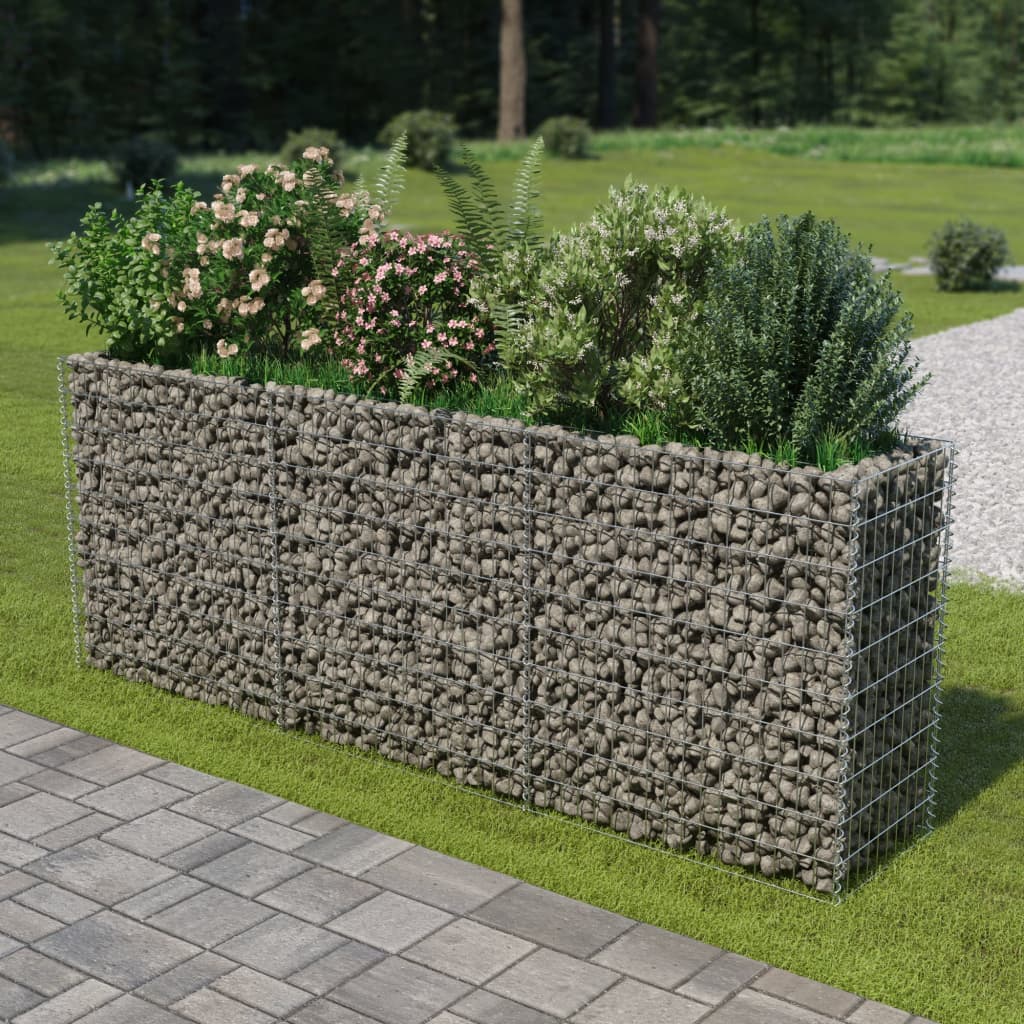 Gabion Plantenbak Verhoogd Gegalvaniseerd Staal