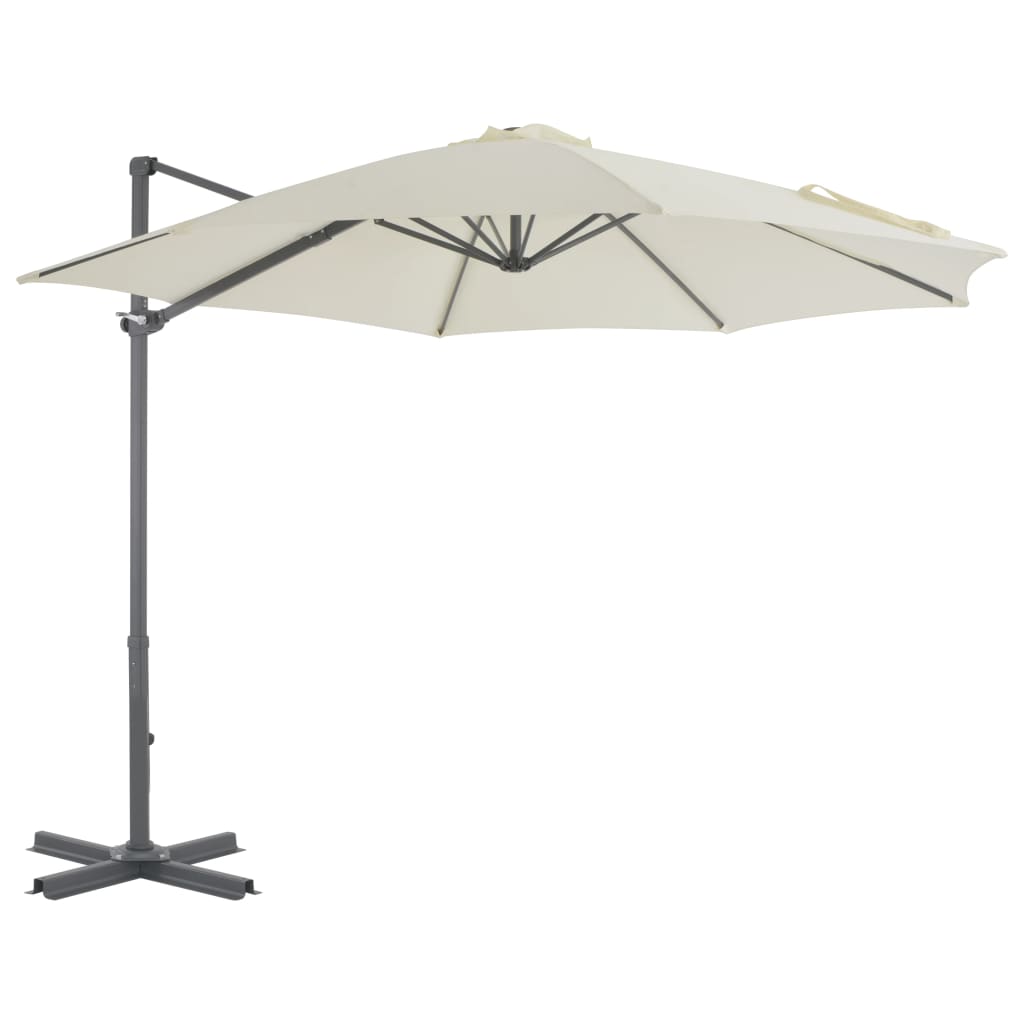 Zweefparasol Met Aluminium Paal 300 Cm Azuur