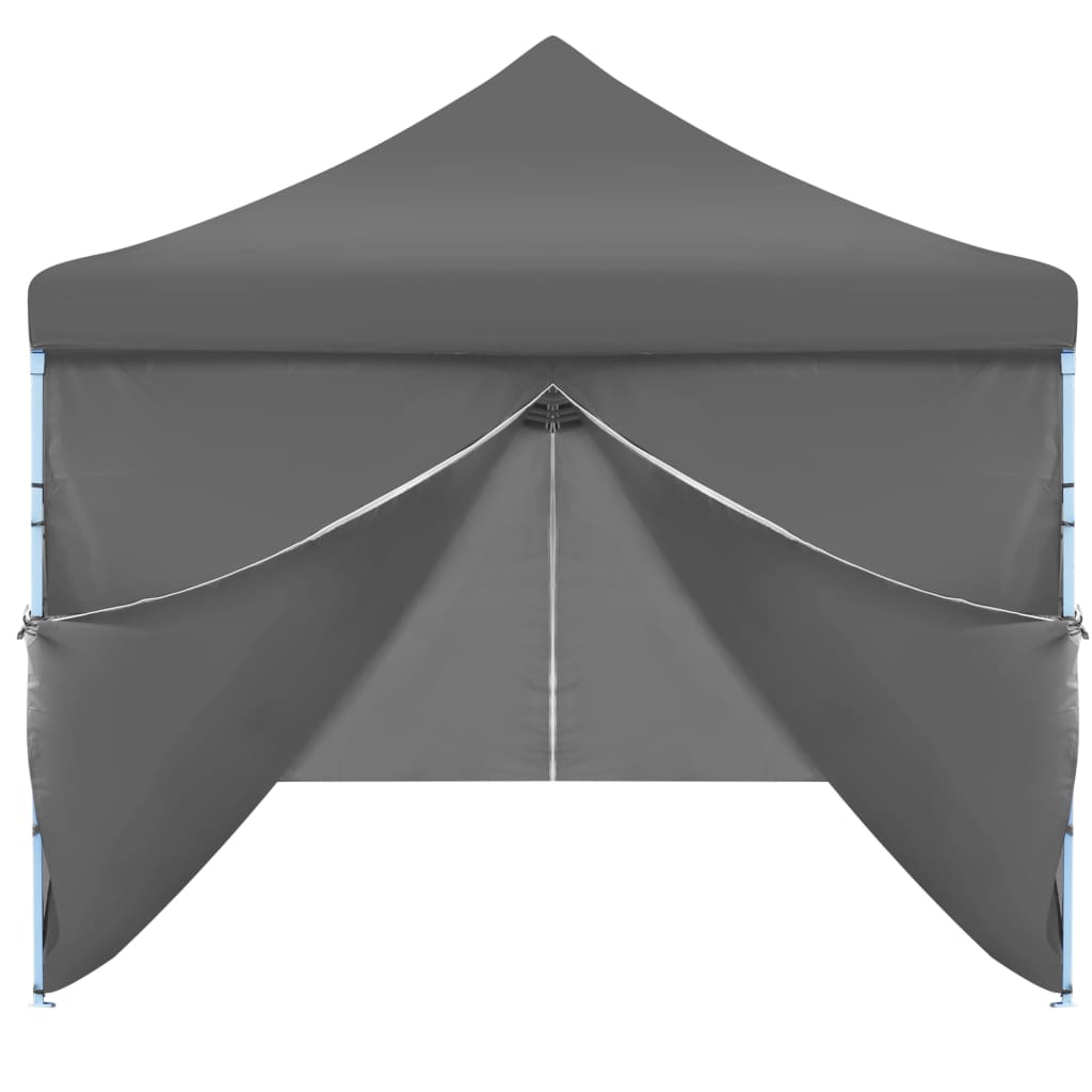 Vouwtent Pop-Up Met 8 Zijwanden 3X9 M Antraciet