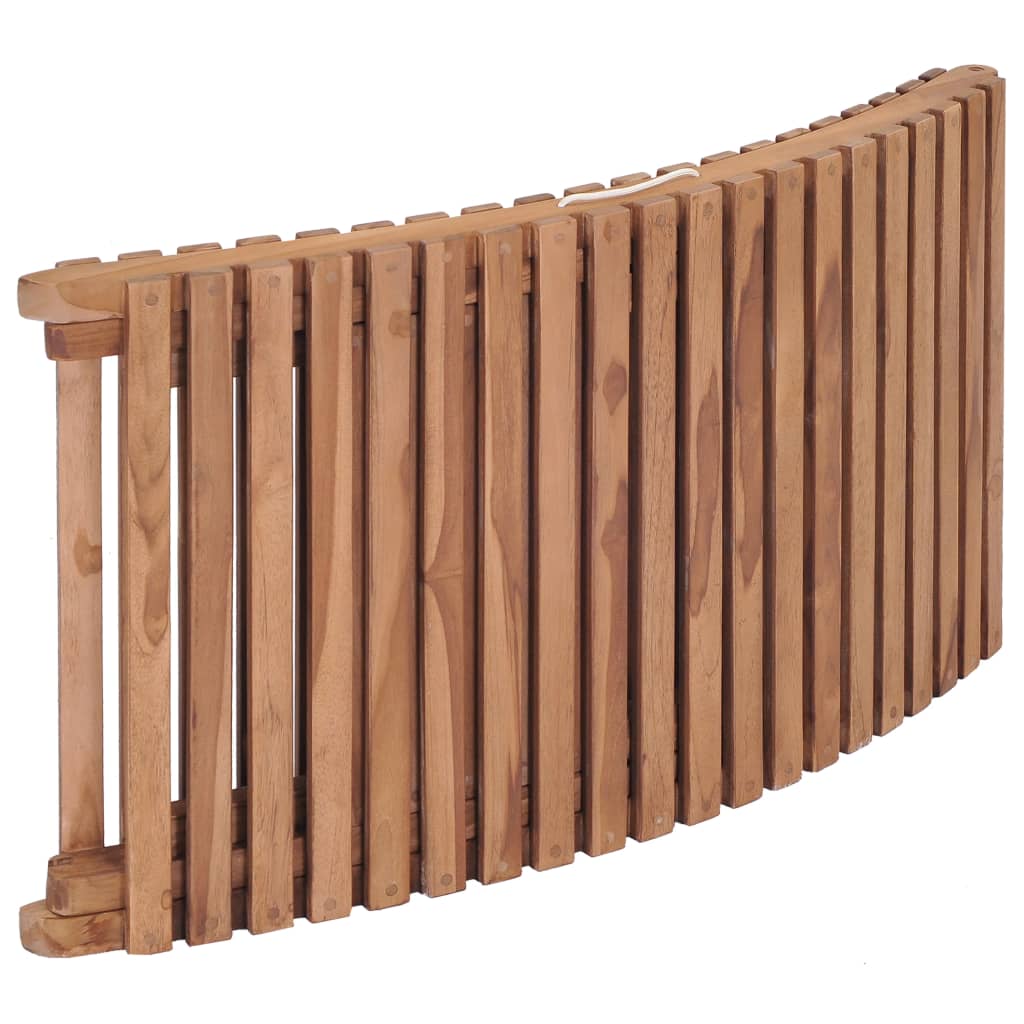 Ligbed Inklapbaar Massief Teakhout