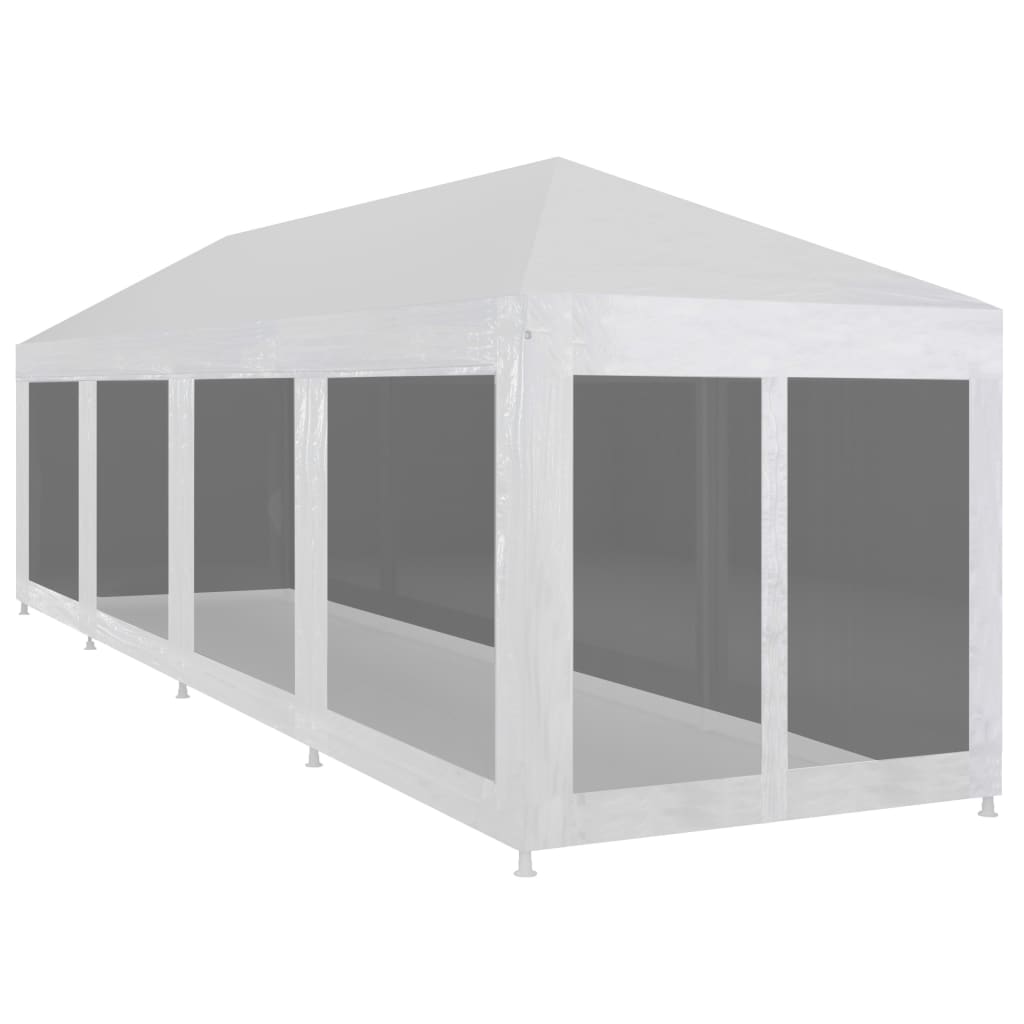 Partytent Met 10 Mesh Zijwanden Hdpe Kleurig