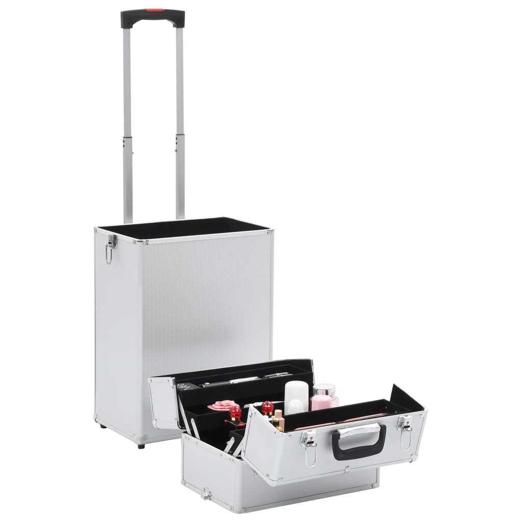 Make-Up Trolley Aluminium Kleurig