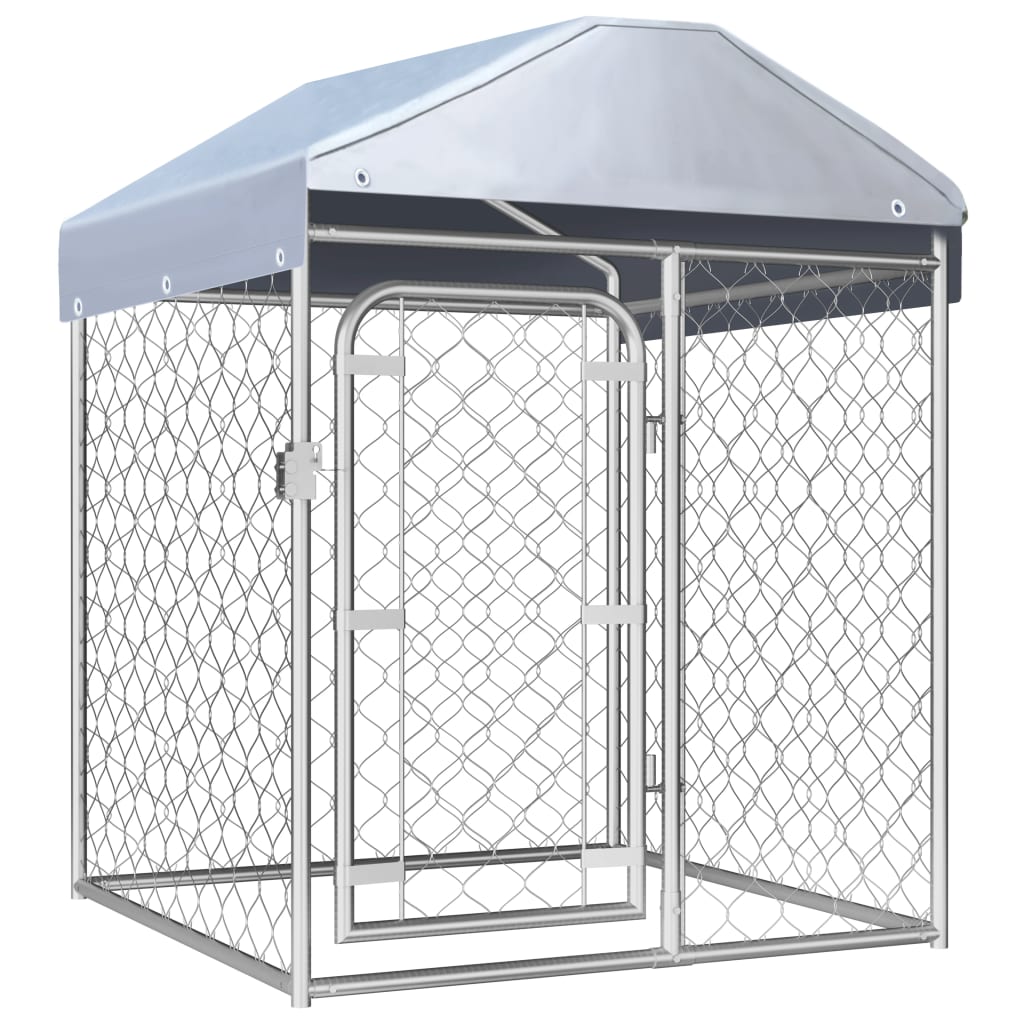 Hondenkennel Voor Buiten Met Dak 200X200X135 Cm