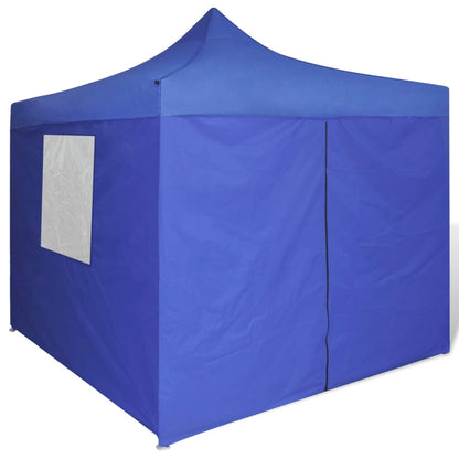 Vouwtent Met 4 Zijwanden 3X3 M Blauw