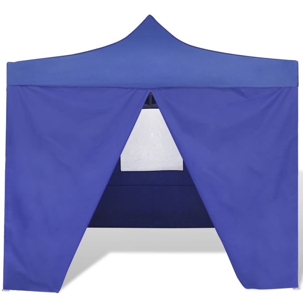 Vouwtent Met 4 Zijwanden 3X3 M Blauw