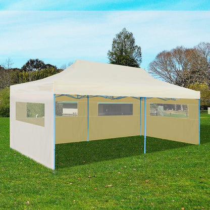 Partytent Pop-Up Inklapbaar Met Zijwanden 3X6 M