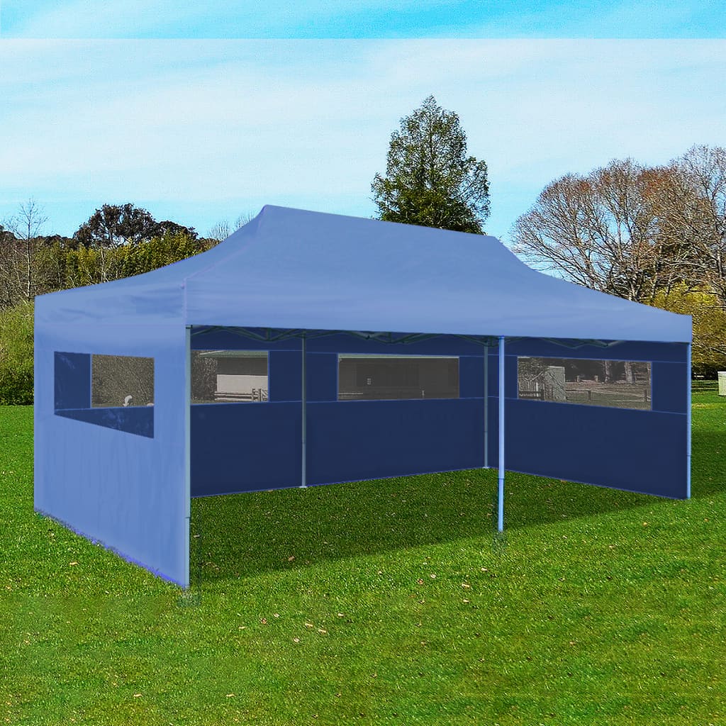 Partytent Pop-Up Inklapbaar Met Zijwanden 3X6 M