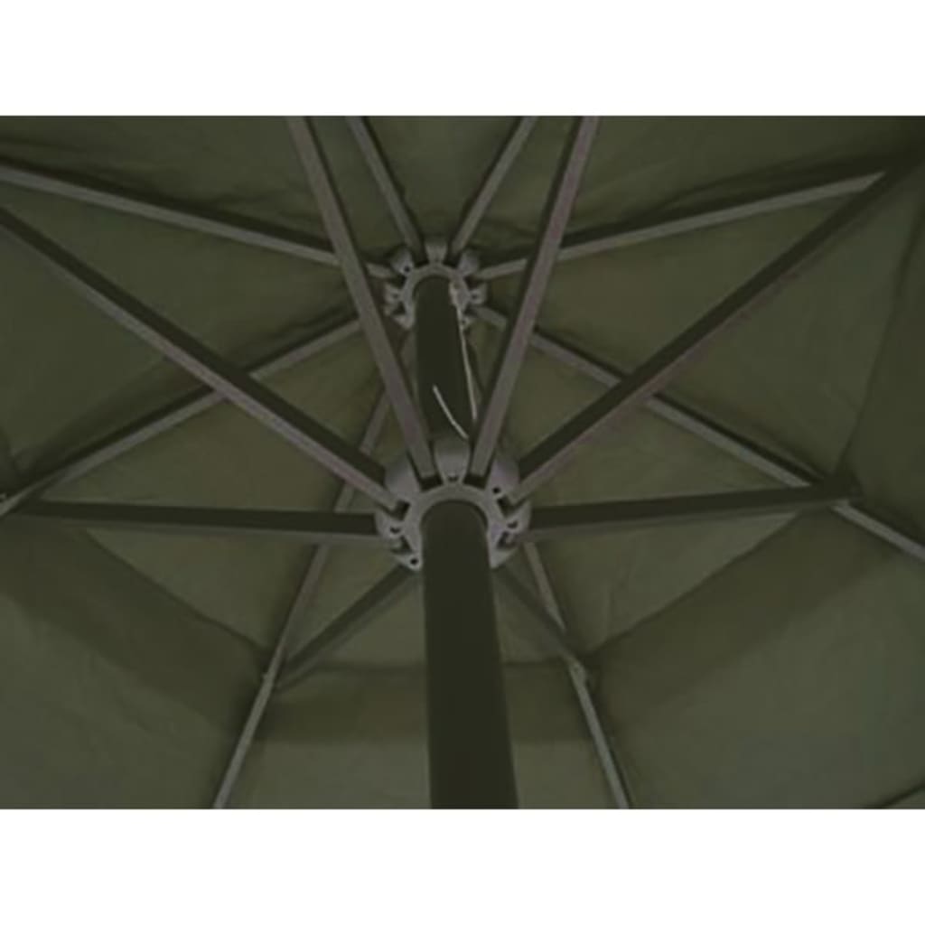 Parasol Met Draagbare Voet Aluminium (Groen)