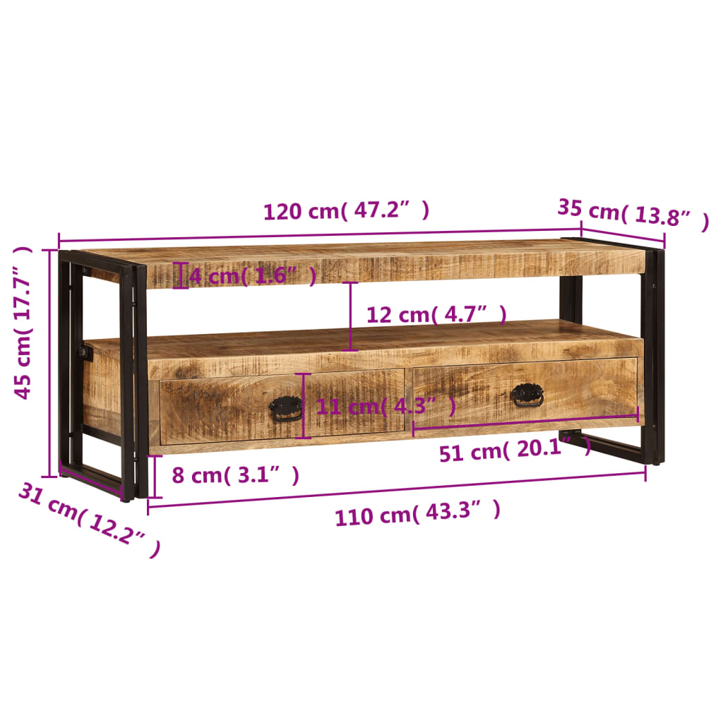 Tv-Meubel 120X35X45 Cm