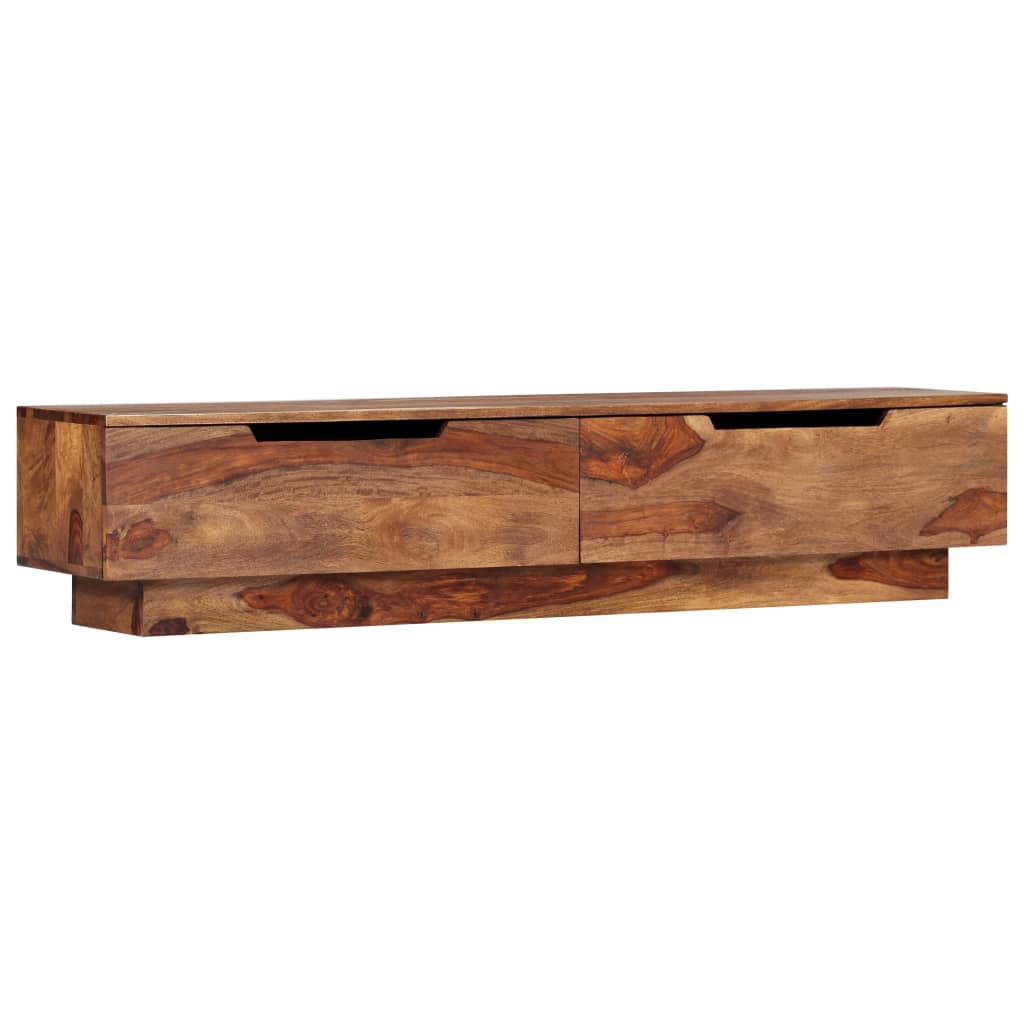 Tv-Meubel 145X30X30 Cm Massief Hout