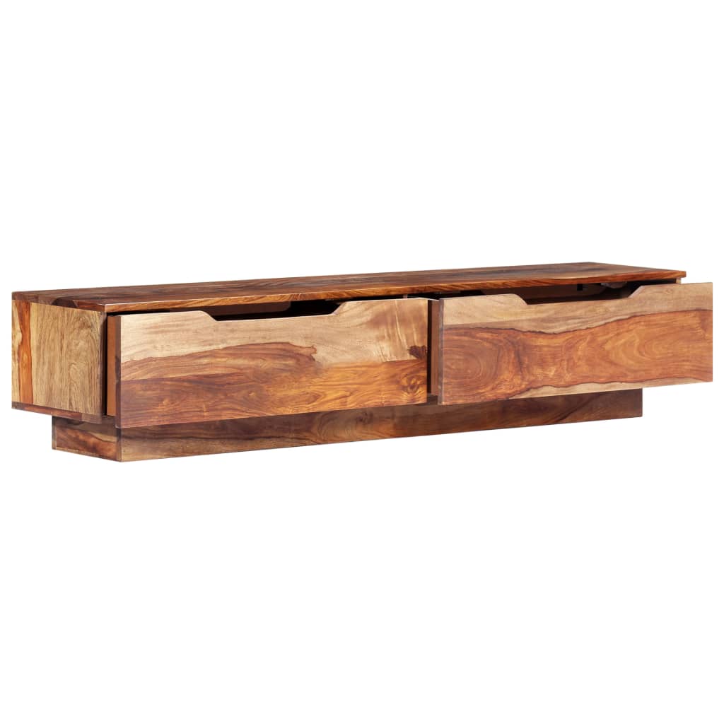 Tv-Meubel 145X30X30 Cm Massief Hout