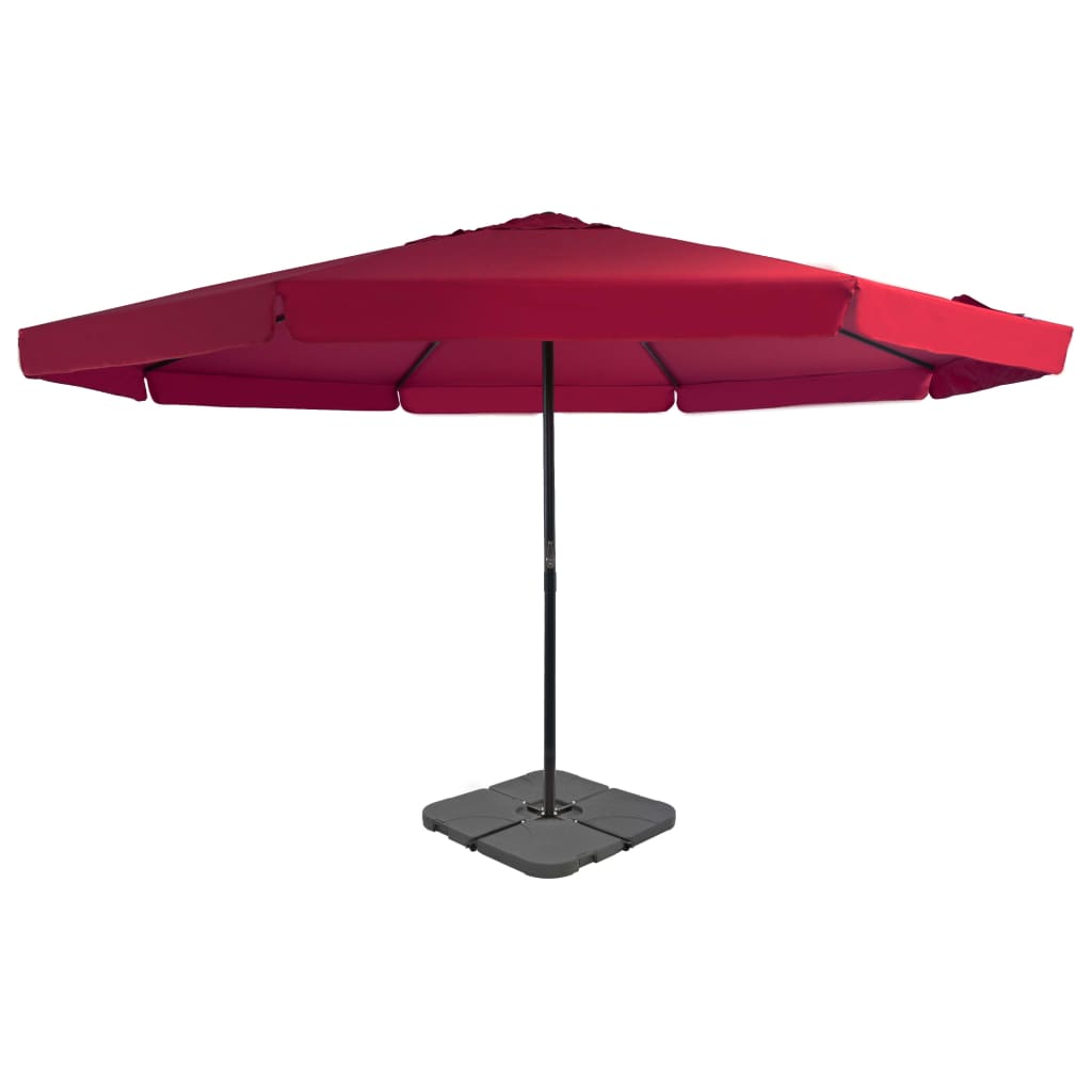 Parasol Met Draagbare Voet Terracotta