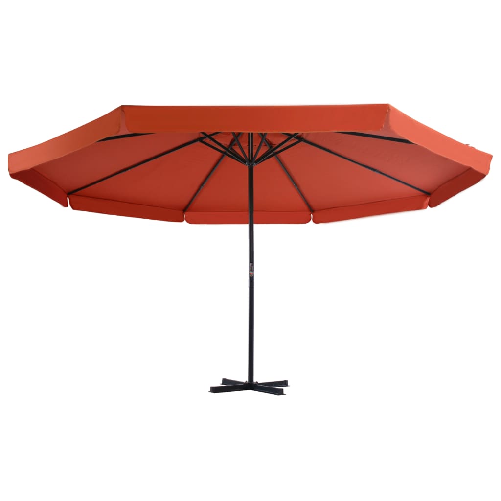 Parasol Met Draagbare Voet Terracotta