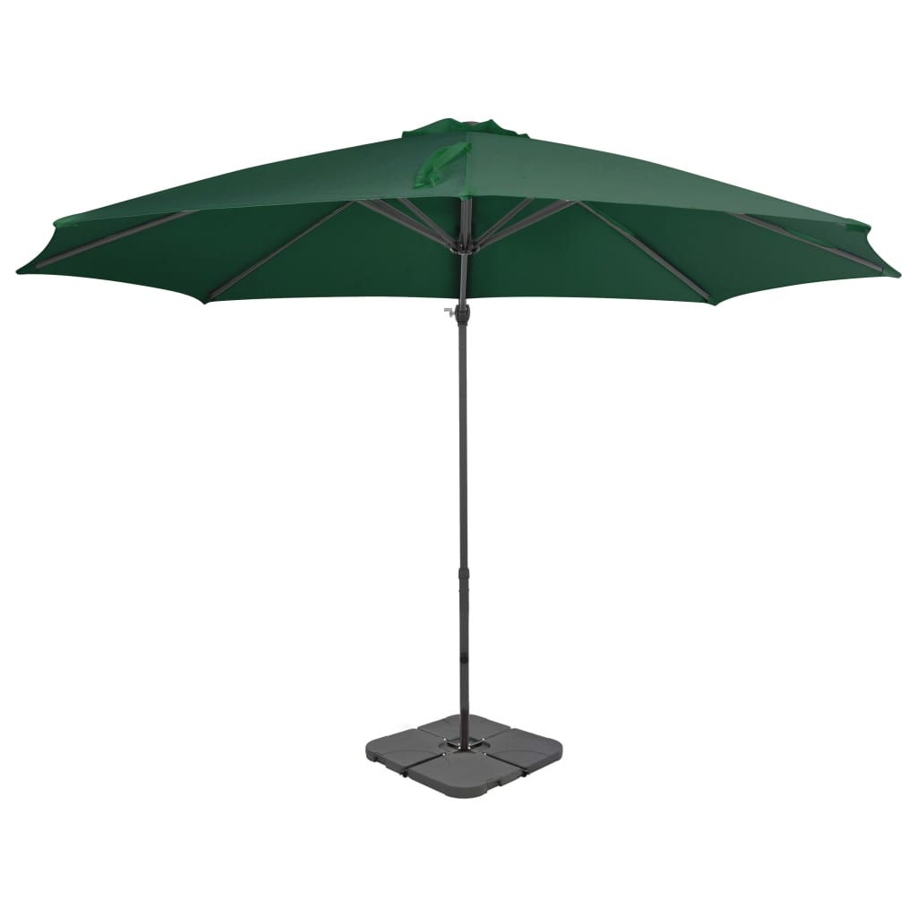 Parasol Met Draagbare Voet Taupe