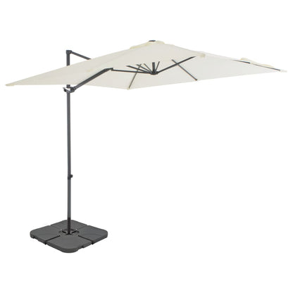 Parasol Met Draagbare Voet Taupe