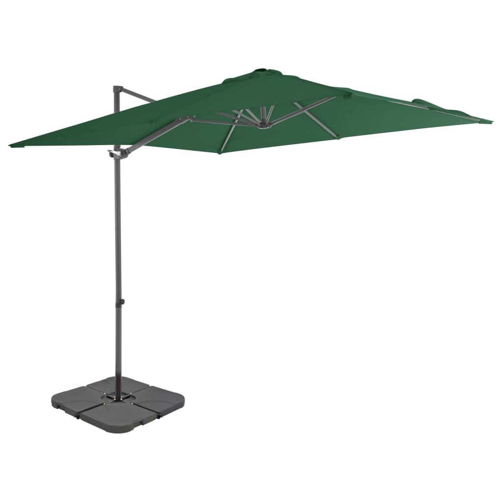 Parasol Met Draagbare Voet Taupe