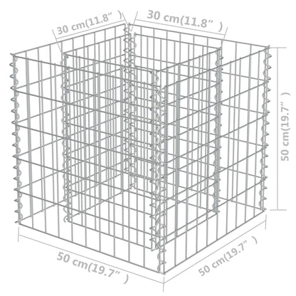 Gabion Plantenbak Verhoogd Gegalvaniseerd Staal