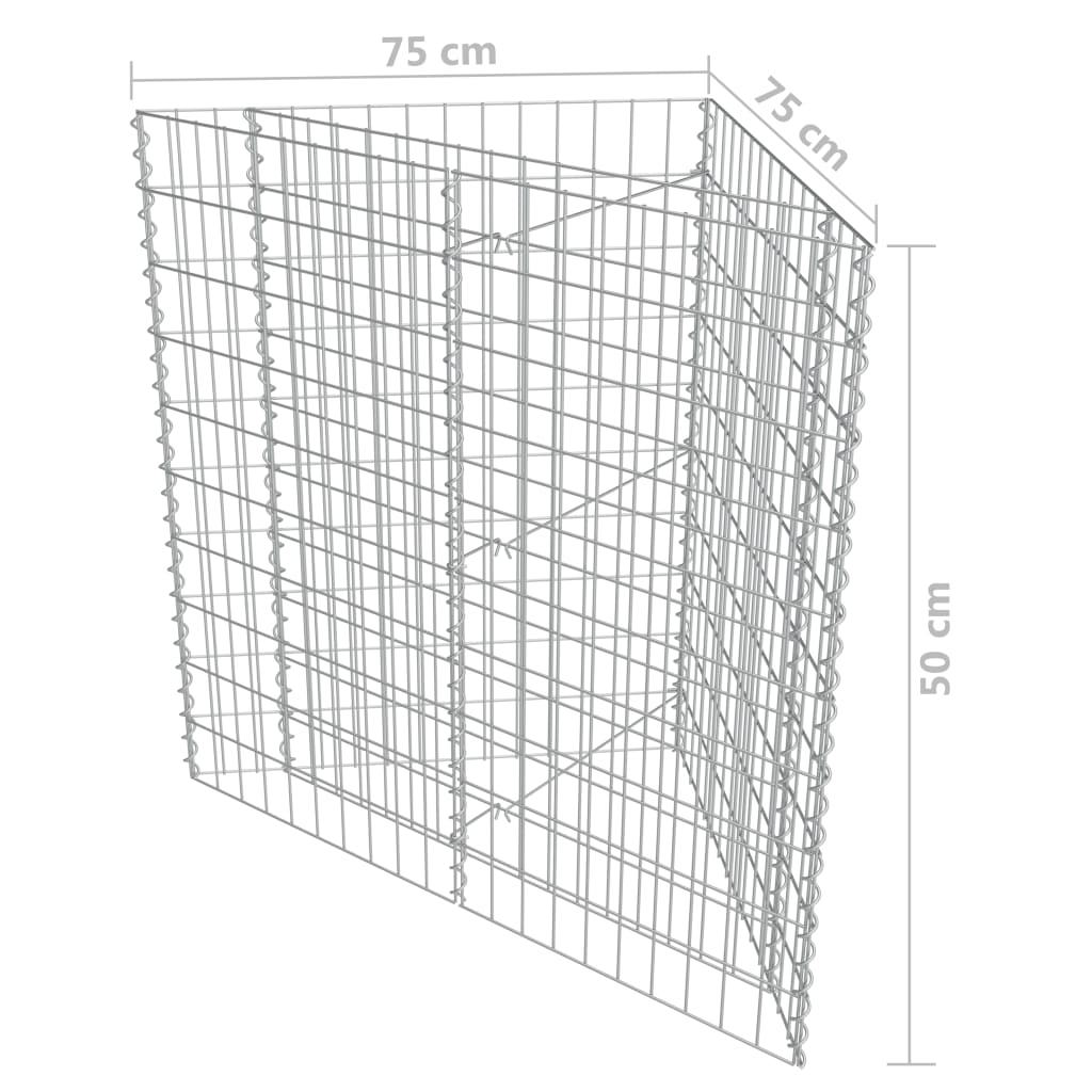 Gabion Plantenbak Verhoogd Gegalvaniseerd Staal