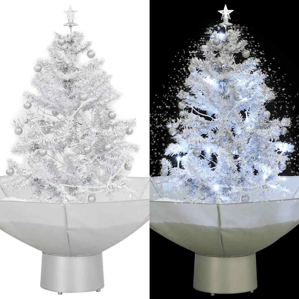 Kerstboom Sneeuwend Met Paraplubasis 190 Cm Pvc