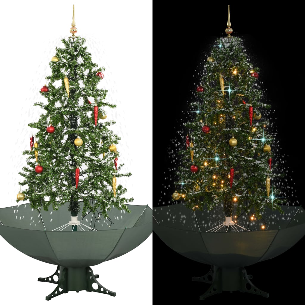 Kerstboom Sneeuwend Met Paraplubasis 190 Cm Pvc