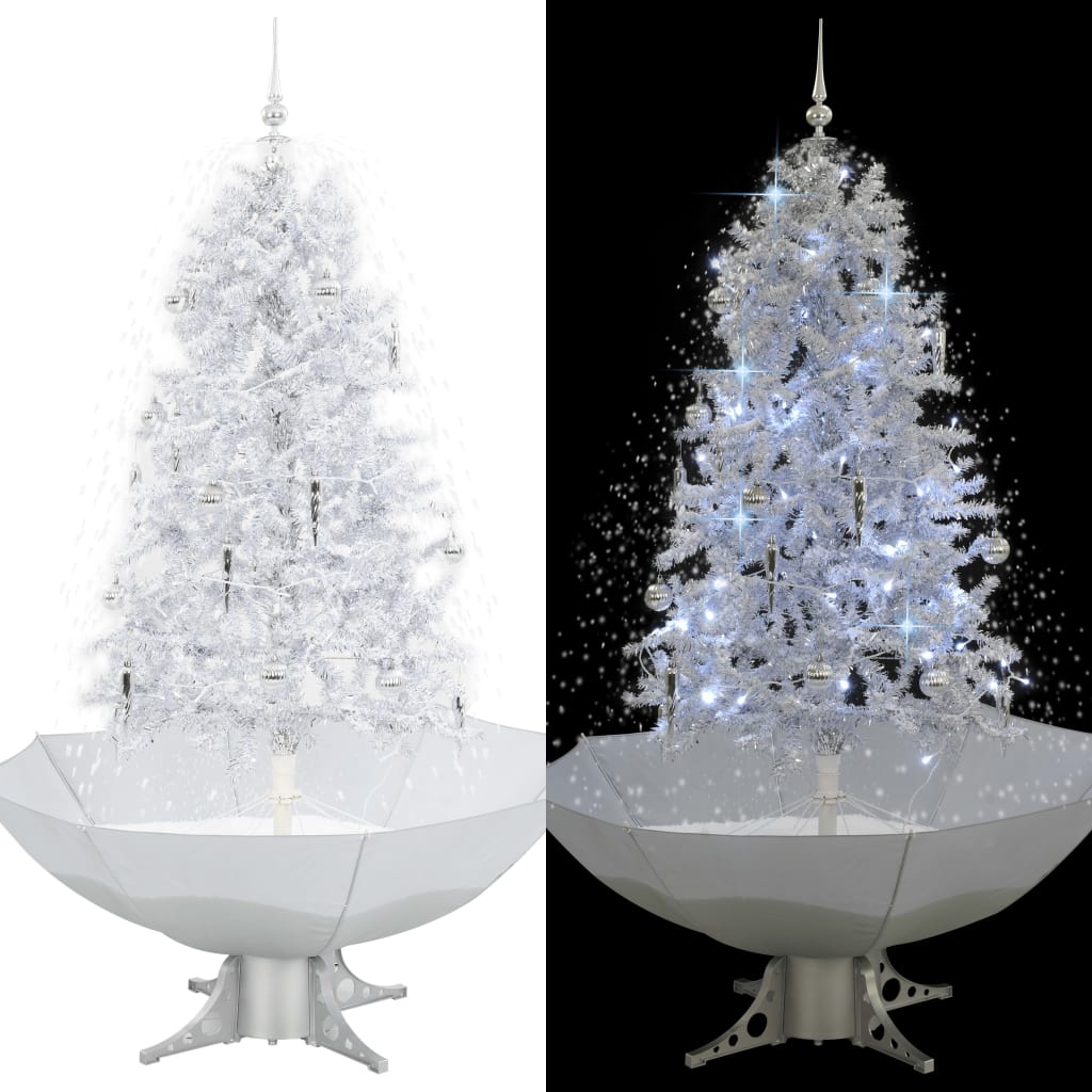 Kerstboom Sneeuwend Met Paraplubasis 190 Cm Pvc