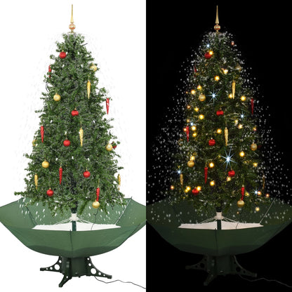 Kerstboom Sneeuwend Met Paraplubasis 190 Cm Pvc