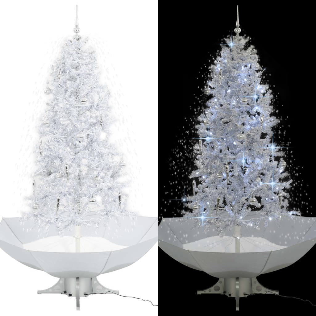 Kerstboom Sneeuwend Met Paraplubasis 190 Cm Pvc