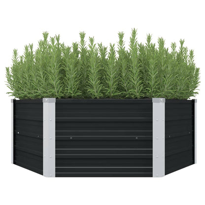 Plantenbak Verhoogd 129X129X46 Cm Gegalvaniseerd Staal