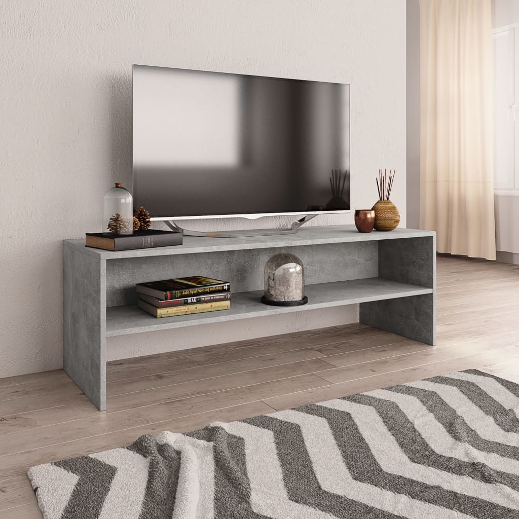 Tv-Meubel 120X40X40 Cm Bewerkt Hout Artisanaal Eikenkleurig