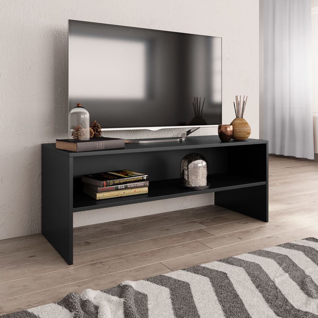 Tv-Meubel 100X40X40 Cm Bewerkt Hout