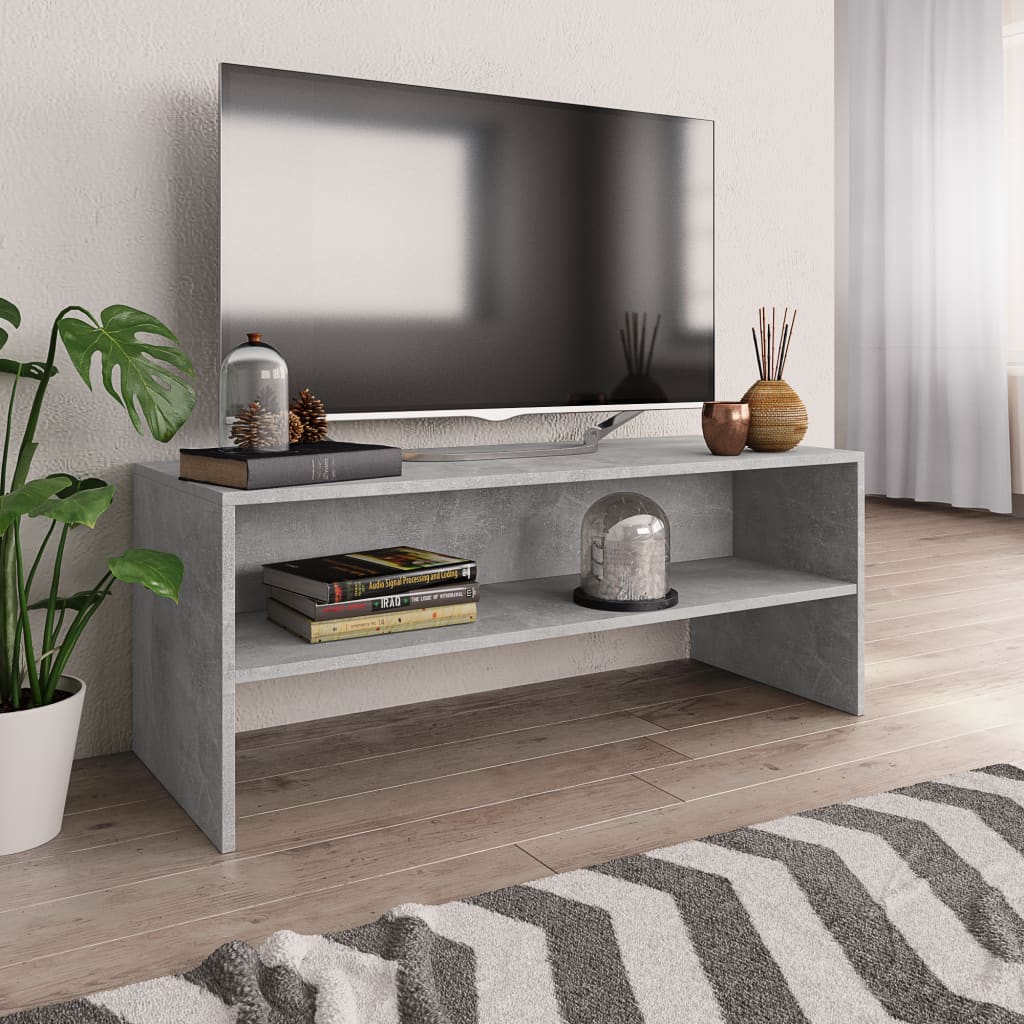 Tv-Meubel 100X40X40 Cm Bewerkt Hout