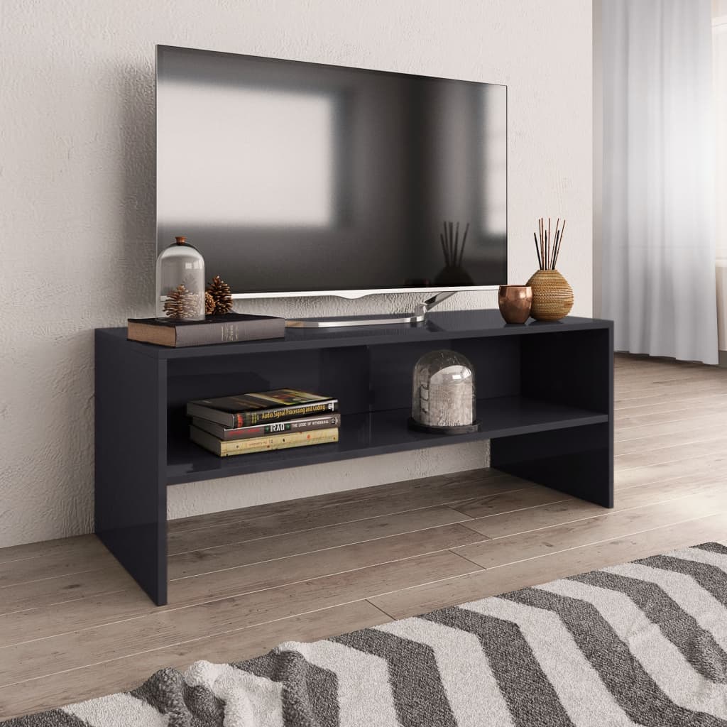 Tv-Meubel 100X40X40 Cm Bewerkt Hout