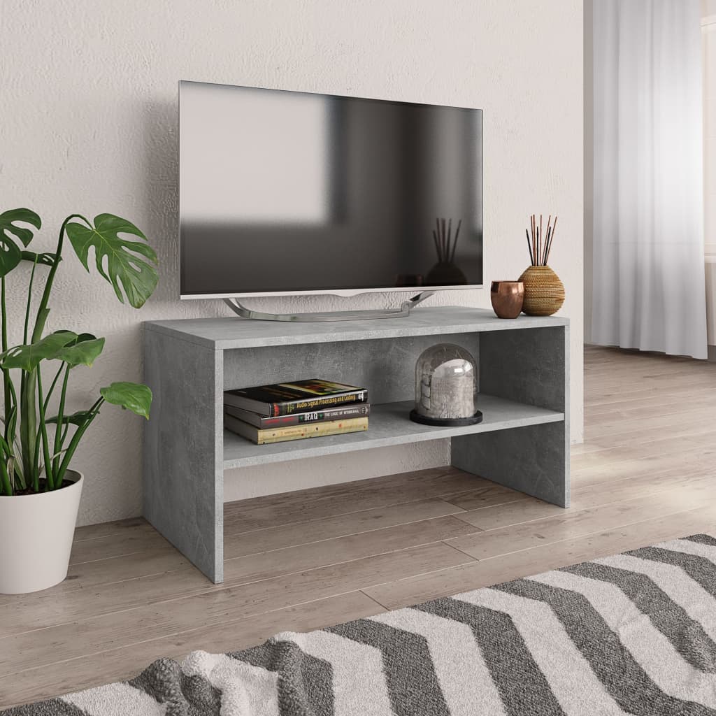 Tv-Meubel 80X40X40 Cm Bewerkt Hout Kleurig