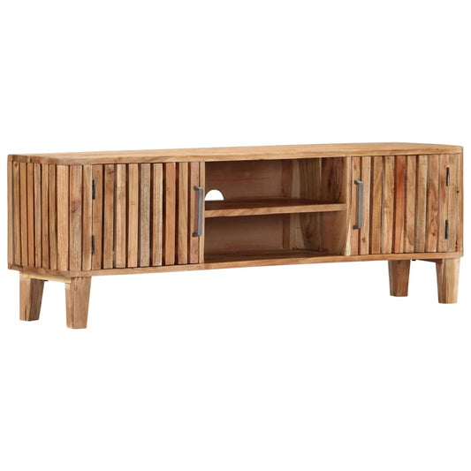 Tv-Meubel 130X30X45 Cm Massief Acaciahout