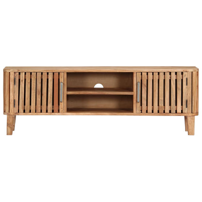 Tv-Meubel 130X30X45 Cm Massief Acaciahout