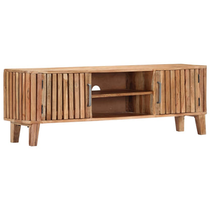 Tv-Meubel 130X30X45 Cm Massief Acaciahout