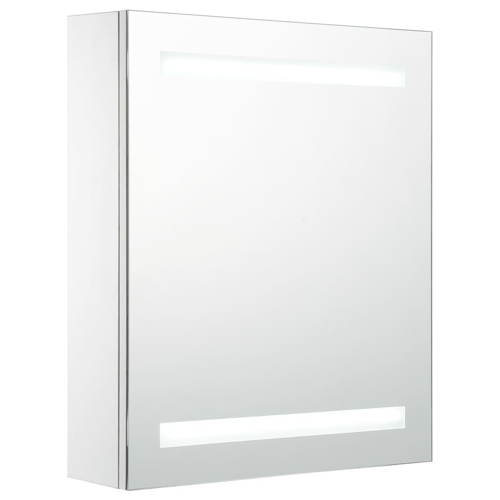 Badkamerkast Met Spiegel En Led 50X13,5X60 Cm