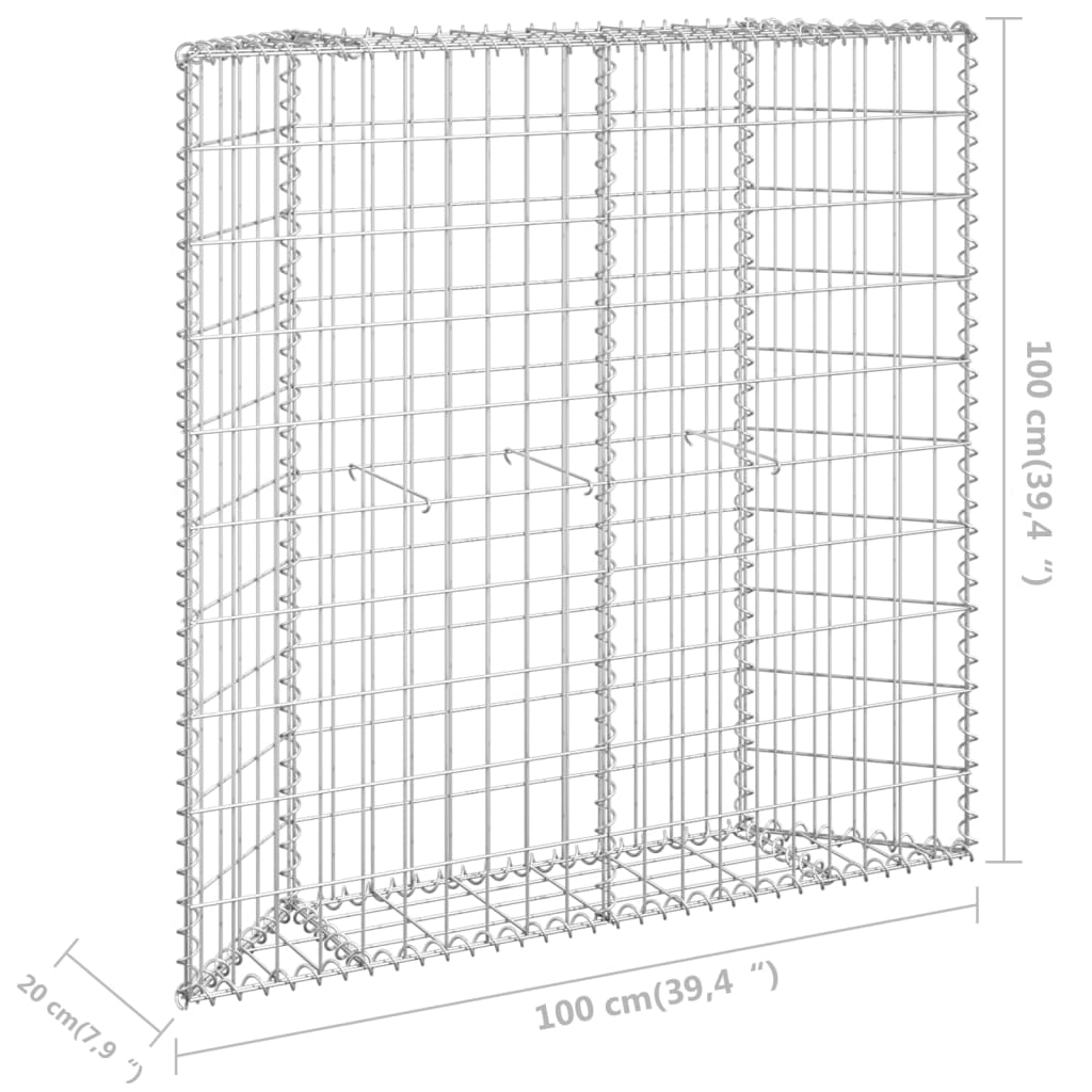 Gabion Plantenbak Trapezium Gegalvaniseerd Staal