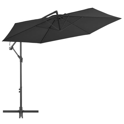 Zweefparasol Met Aluminium Paal 300 Cm Blauw