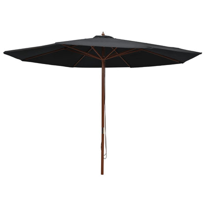 Parasol Met Houten Paal 350 Cm