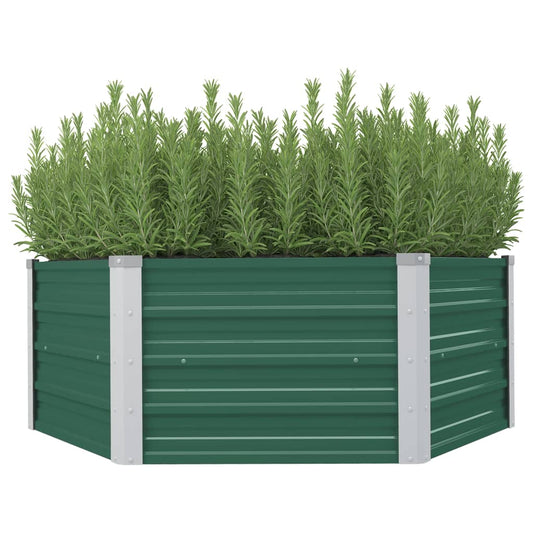 Plantenbak Verhoogd 129X129X46 Cm Gegalvaniseerd Staal