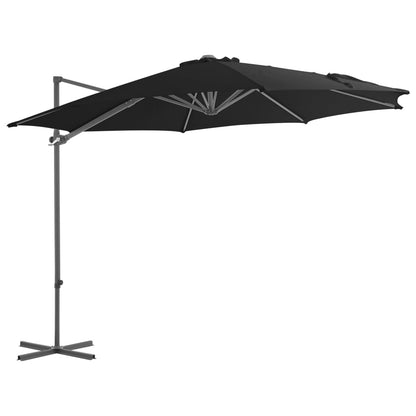 Zweefparasol Met Stalen Paal 300 Cm Azuurblauw