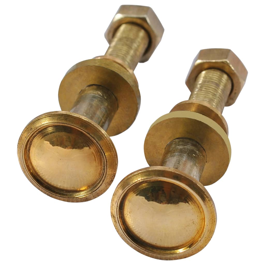 Reservewieltjes Voor Ligbed 2 St Massief Teakhout