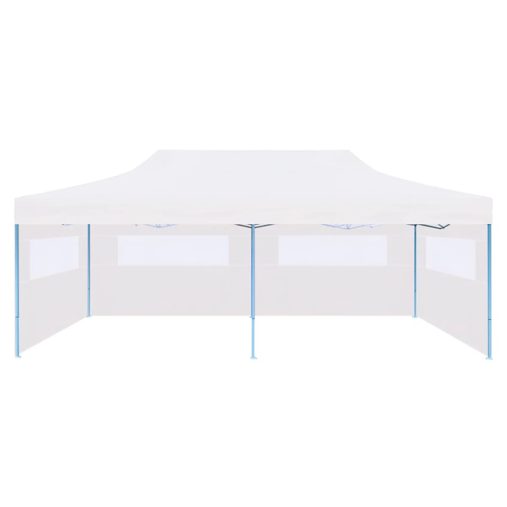 Partytent Pop-Up Met Zijwanden 3X6 M Staal Wit