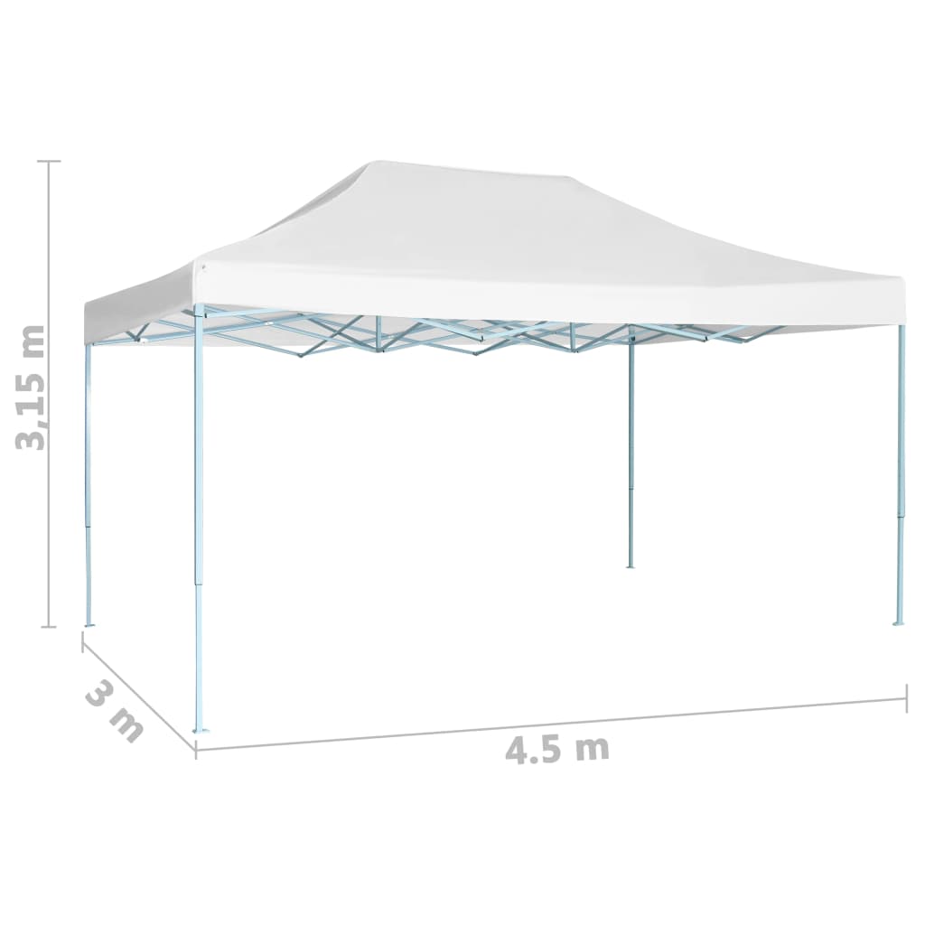 Partytent Inklapbaar 3X4,5 M Wit