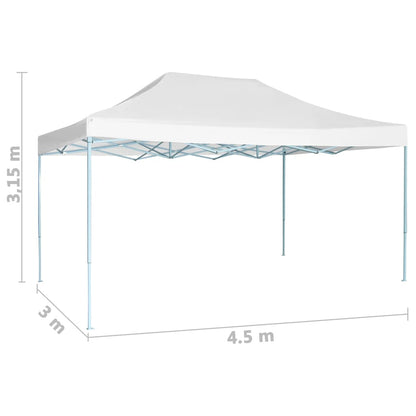 Partytent Inklapbaar 3X4,5 M Wit