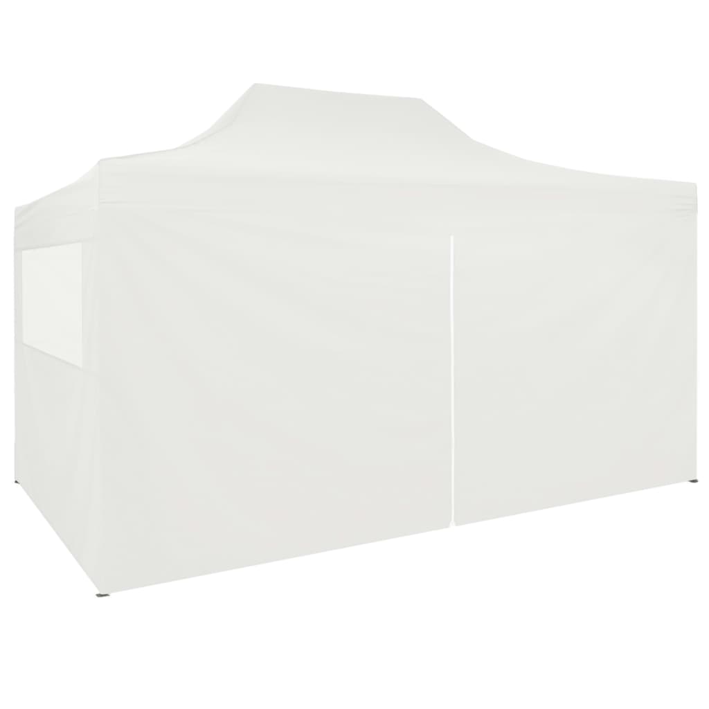 Partytent Met 4 Zijwanden Inklapbaar 3X4,5 M Wit