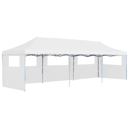 Partytent Pop-Up Met 5 Zijwanden 3X9 M Wit