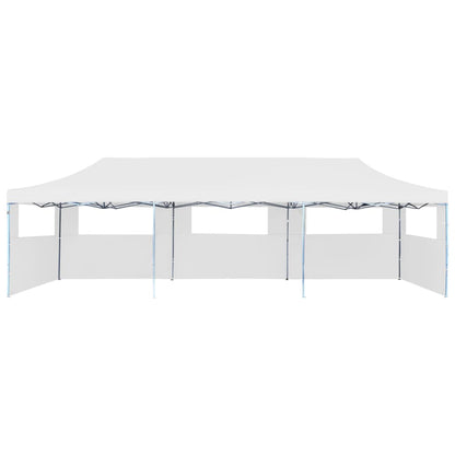 Partytent Pop-Up Met 5 Zijwanden 3X9 M Wit